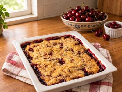 Vişneli Crumble